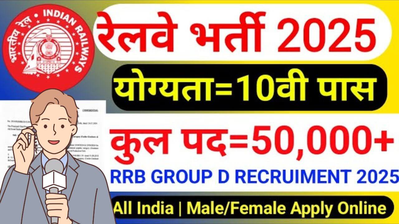 रेलवे भर्ती 2025: 10वीं पास के लिए रेलवे में नई नौकरी के अवसर