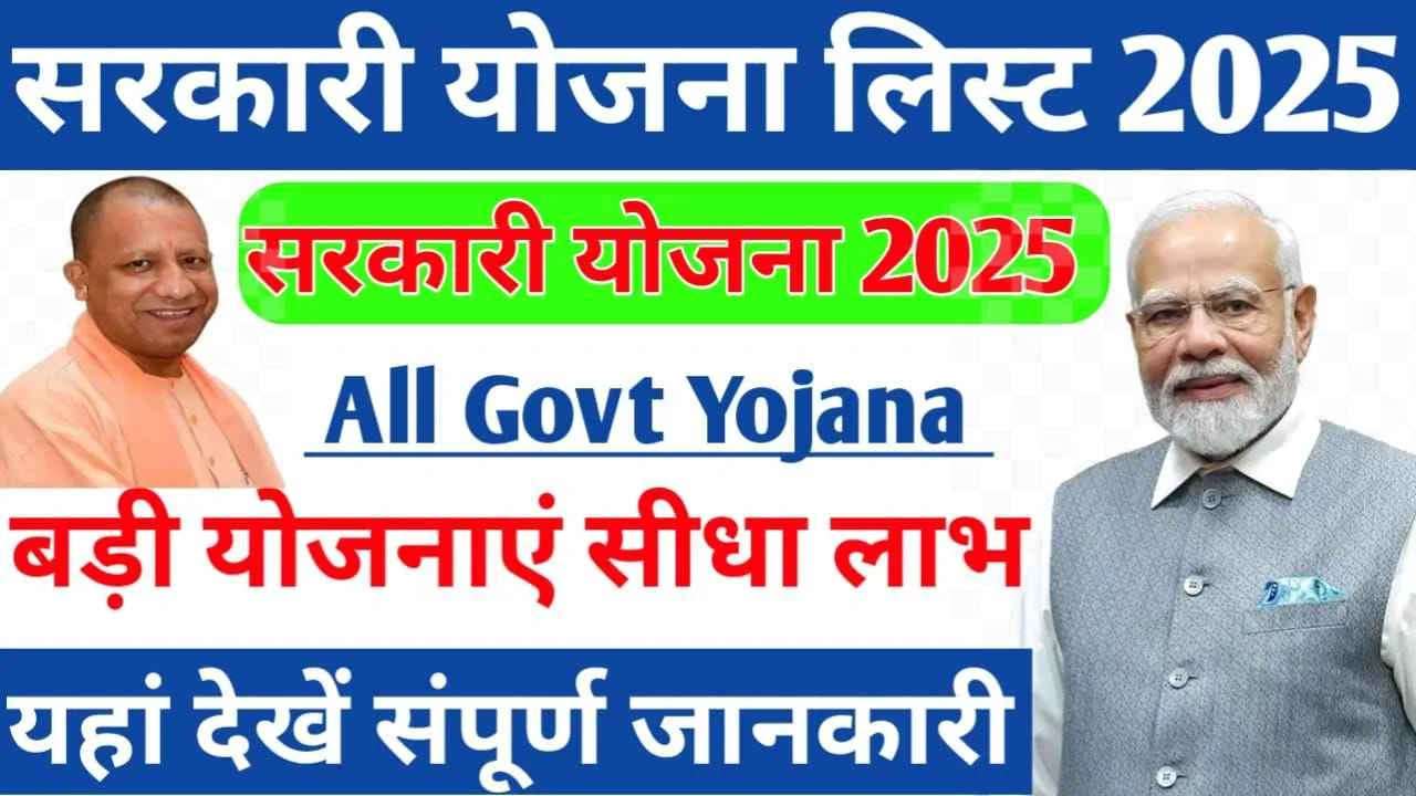 नई सरकारी योजनाएं 2025: भारत सरकार की नवीनतम पहलें और लाभ