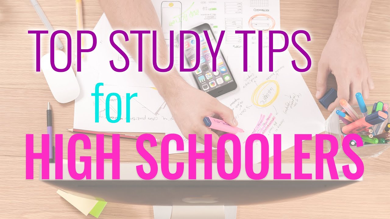 Study tips for high school students